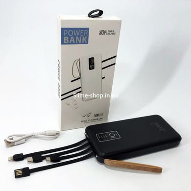 Power Bank зарядное устройство на солнечной батарее 10000mAh с индикатором заряда. XC-260 Цвет: черный