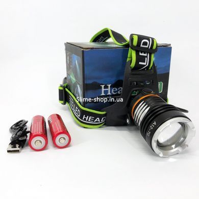 Налобный фонарь для автомеханика PLD-A12-TG 2x18650, Мощный фонарик светодиодный QX-971 на голову