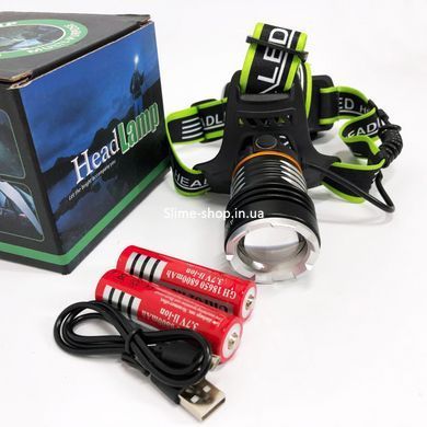 Налобный фонарь для автомеханика PLD-A12-TG 2x18650, Мощный фонарик светодиодный QX-971 на голову