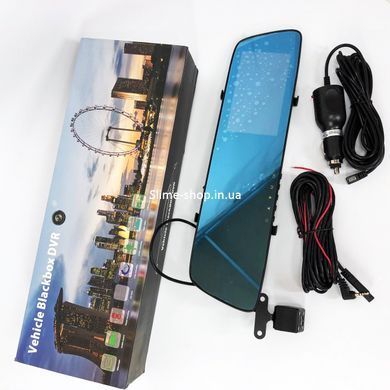 Автомобильный видеорегистратор-зеркало L-9003 4,3" TOUCH SCREEN 2 камеры 1080P MG-266 Full HD