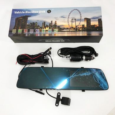 Автомобильный видеорегистратор-зеркало L-9003 4,3" TOUCH SCREEN 2 камеры 1080P MG-266 Full HD