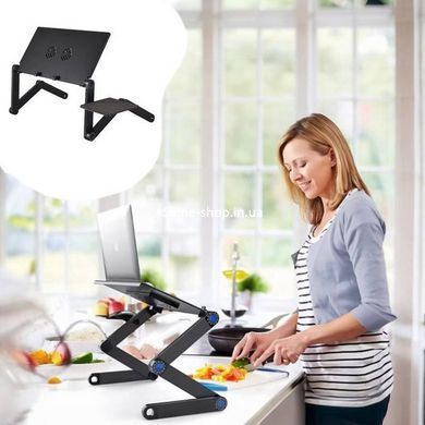 Подставка под ноутбук с куллером Laptop Table T8, Подставка для QV-115 ноута охлаждающая