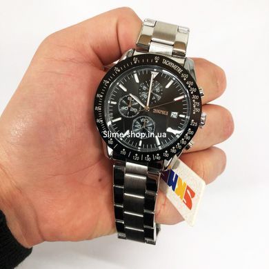 Мужские тактические часы SKMEI 9253SIBK, Брендовые мужские часы, Часы FY-259 для мужчины