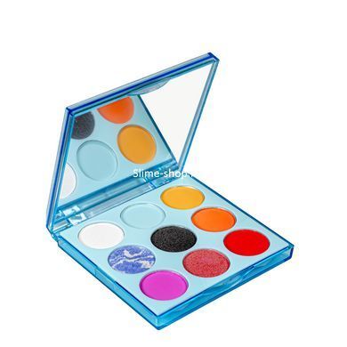 Палитра теней для век для девочек 5+ Sombras De Ojos 9 оттенков Eye0906 , Голубая