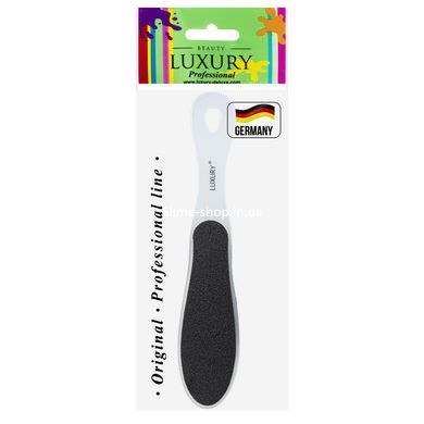 Терка для пяток Beauty Luxury шлифовальная двусторонняя грит 80/120 ТN-06