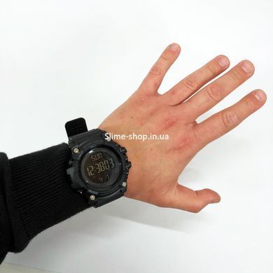 Армійський годинник протиударний SKMEI 1384BK BLACK, Хороший наручний годинник чоловічий, Годинник PE-508 спортивний скмей