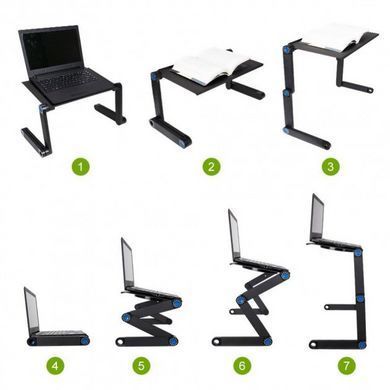 Подставка под ноутбук с куллером Laptop Table T8, Подставка для QV-115 ноута охлаждающая