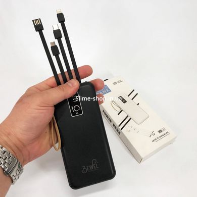 Power Bank зарядное устройство на солнечной батарее 10000mAh с индикатором заряда. XC-260 Цвет: черный