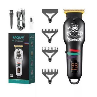 Моющаяся машинка для стрижки VGR V-699, Мужской триммер для окантовки, Бритва PH-695 для бороды