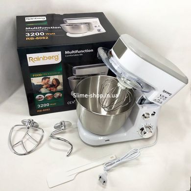 Міксер для крему кухонний Rainberg RB-8082 3200 Вт, Настільний міксер тістоміс, Міксер VH-921 побутовий кухонний