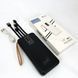 Power Bank зарядное устройство на солнечной батарее 10000mAh с индикатором заряда. XC-260 Цвет: черный