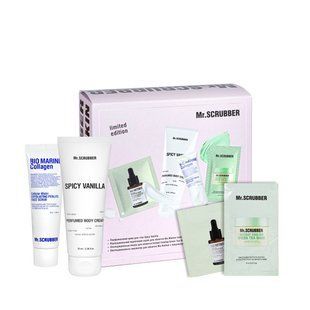 Набор косметики по уходу за лицом и телом Mr.Scrubber Beauty Bestsellers, 4 продукта