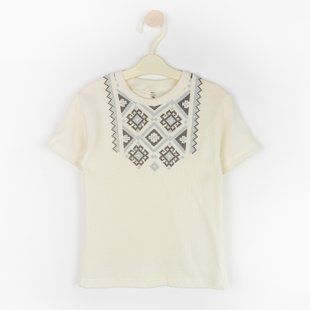 Дитяча футболка з орнаментом Cream