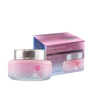 Крем для лица увлажняющий Farmstay Hyaluronic Acid & Cherry Blossom Cream 55 мл