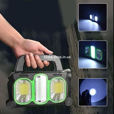 Фонари для кемпинга HB-6168-LED+2COB, Кемпинговый светильник, Лампа WR-540 кемпинговая аккумуляторная