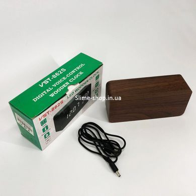 Часы электронные с яркими цифрами настольные VST-862S-4, Настольные часы с FH-484 автоматической подсветкой