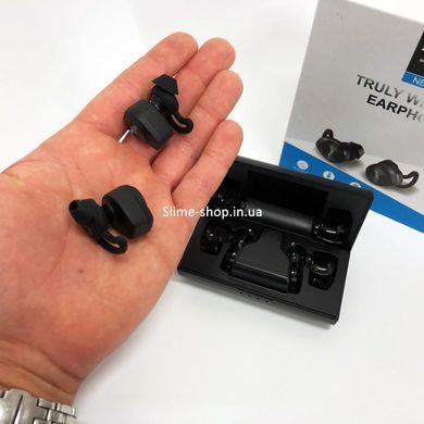 Блютуз наушники Bluetooth NIA NB710, Беспроводные сенсорные наушники с дисплеем, Наушники FQ-129 для телефона