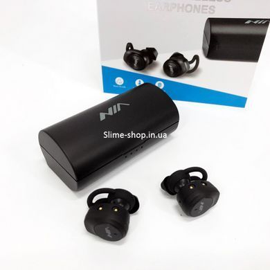 Блютуз наушники Bluetooth NIA NB710, Беспроводные сенсорные наушники с дисплеем, Наушники FQ-129 для телефона