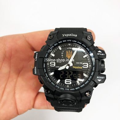Часы спортивные SKMEI 6851/1586BK, Спортивные прочные часы, Военные часы JR-949 с секундомером
