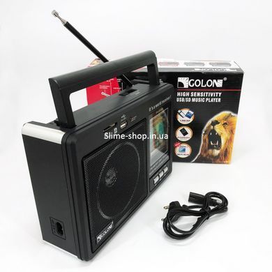 Стационарный радиоприемник GOLON RX-99/3920, Всеволновый RL-474 радиоприемник профессиональный