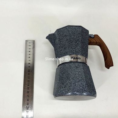 Кофеварка для приготовления кофе на плите Magio MG-1011 300 мл, Кофеварка гейзерная PD-831 с индикатором