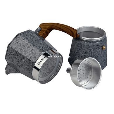 Кофеварка для приготовления кофе на плите Magio MG-1011 300 мл, Кофеварка гейзерная PD-831 с индикатором