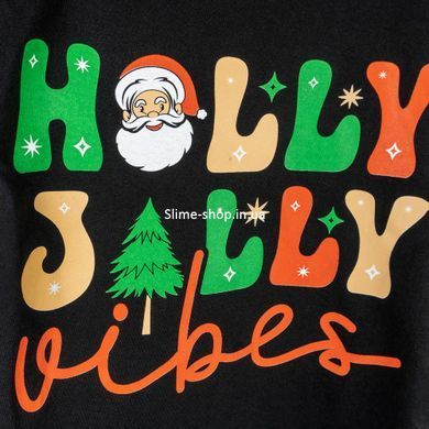 Піжама дитяча з новорічним принтом Holly Jolly