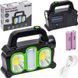 Фонари для кемпинга HB-6168-LED+2COB, Кемпинговый светильник, Лампа WR-540 кемпинговая аккумуляторная