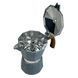 Кофеварка для приготовления кофе на плите Magio MG-1011 300 мл, Кофеварка гейзерная PD-831 с индикатором