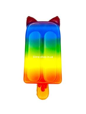 Cквиш Мороженое Котик разноцветный