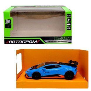 МАШИНА АВТОПРОМ, Lamborghini Huracan STO (ГОЛУБНАЯ)