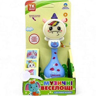 Погремушка интерактивная "Музыкальное веселье. Единорог", укр