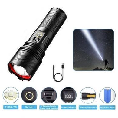 Походный фонарик PLD-503-TG, Фонарик тактический аккумуляторный ручной, Поисковый CT-359 фонарь ручной