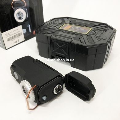 Многофункциональный армейский фонарь D50-SMD индикация заряда, зажигалка. VC-854 Цвет: черный