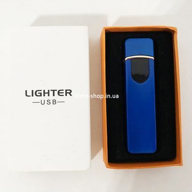 Зажигалка спиральная USB ZGP-4. QS-189 Цвет: синий