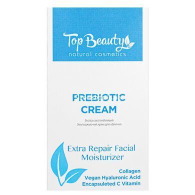 Крем для обличчя зволожувальний с пробиотиками Top Beauty Prebiotic Cream, 100 мл