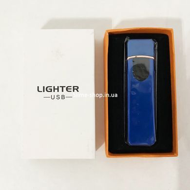 Зажигалка спиральная USB ZGP-4. QS-189 Цвет: синий