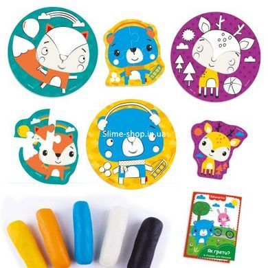Набір для творчості з екотістом Fisher Price "Лісові друзі" VT4502-04 (укр)