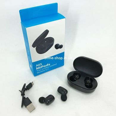 Наушники для спорта и тренировок TWS MiPods A6S, Наушники затычки с басами для HK-361 игр улицы