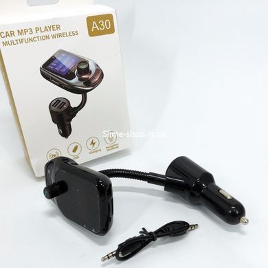 Фм трансмиттер A30 Bluetooth, Модулятор в машину через телефон, Трасмиттер GO-599 для автомобиля