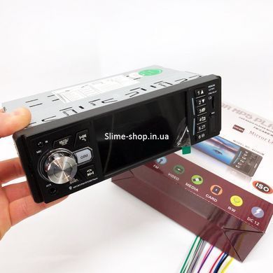 Автомагнитола MP5 4026UM с экраном 4.1 дюйма, AUX вход, Bluetooth, 1 DIN, магнитола MN-378 в машину