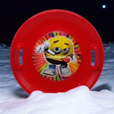 Санки-Ледянка SNOW PLATE (красный) 60см