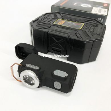 Многофункциональный армейский фонарь D50-SMD индикация заряда, зажигалка. VC-854 Цвет: черный