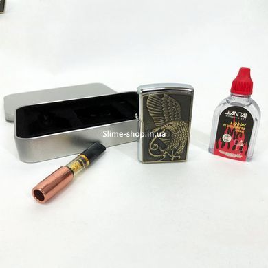 Стильная зажигалка в подарок N10, Зажигалка для курения, Зажигалка GJ-684 бензиновая счастливая