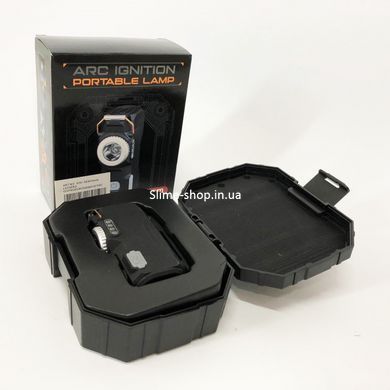 Многофункциональный армейский фонарь D50-SMD индикация заряда, зажигалка. VC-854 Цвет: черный