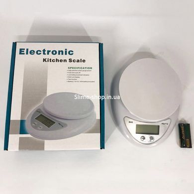 Электронные весы для взвешивания продуктов Kitchen B05 5кг, Весы для кухни RF-574 в граммах