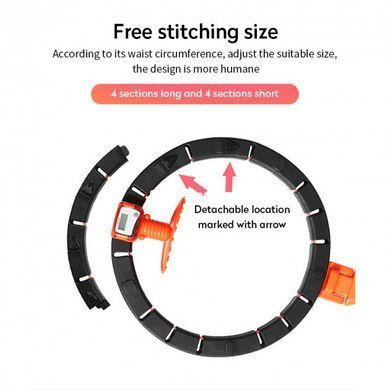 Розумний масажний обруч для схуднення живота та боків Intelligent EN-124 Hula Hoop