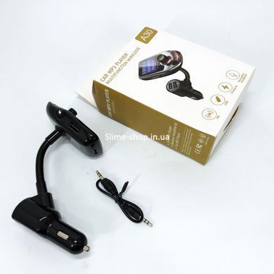 Фм трансмиттер A30 Bluetooth, Модулятор в машину через телефон, Трасмиттер GO-599 для автомобиля