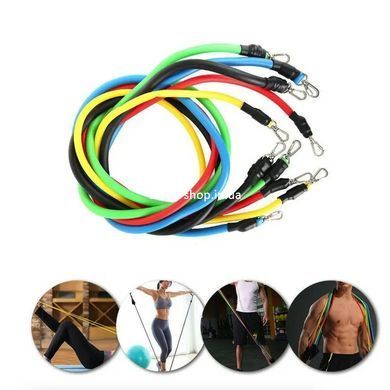 Еспандери для фітнесу вправи exercise pipe, Еспандер для рук FY-103 гумовий вправи