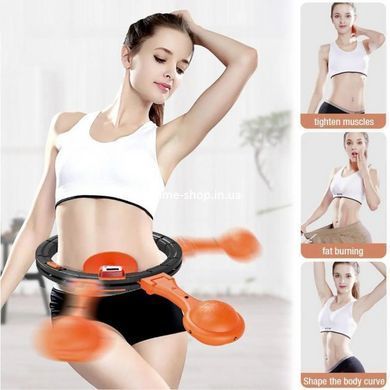 Розумний масажний обруч для схуднення живота та боків Intelligent EN-124 Hula Hoop